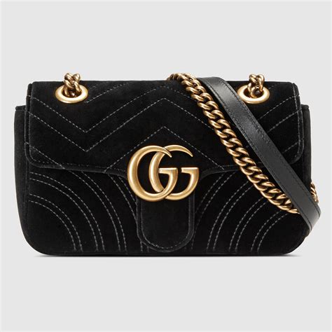 gucci marmont velvet mini